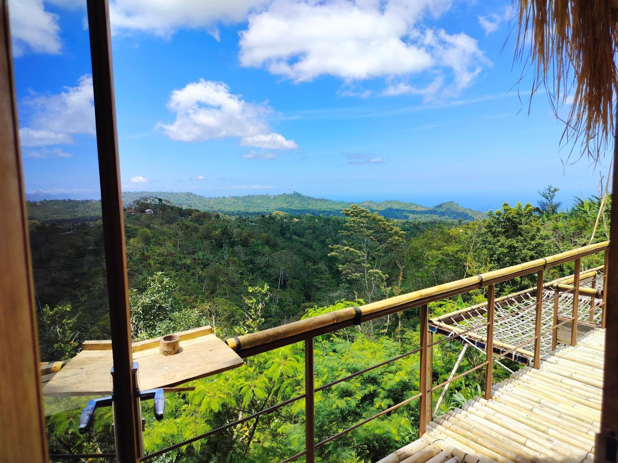 Wanagiri Sunset Glamping Hotell Gitgit Exteriör bild